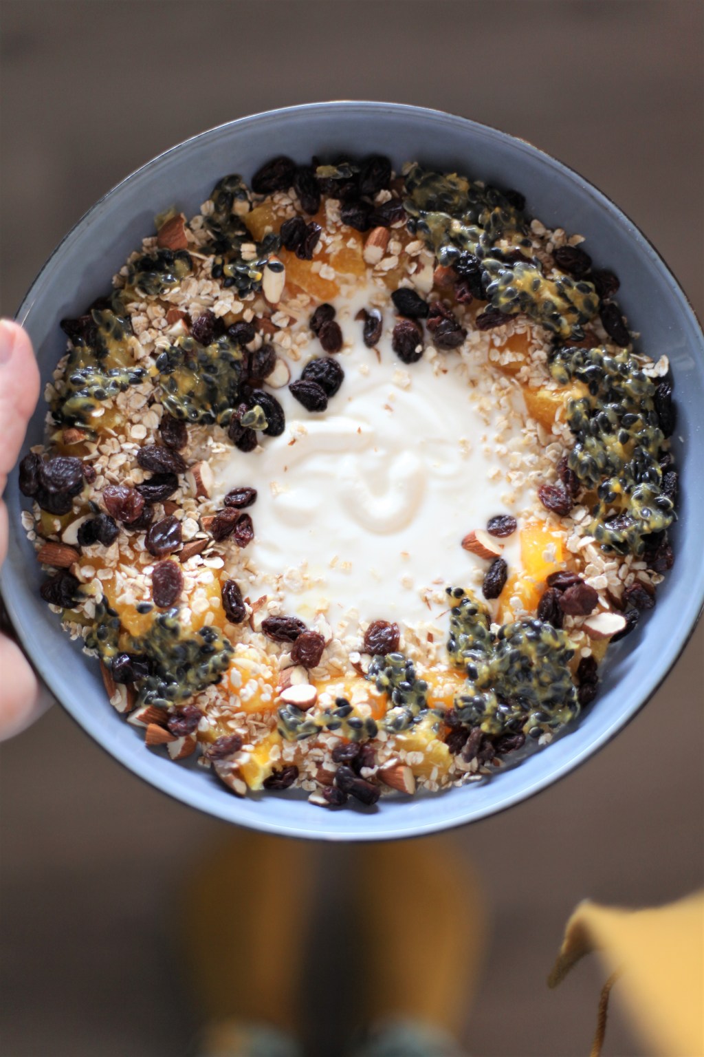 Yoghurt med appelsin og&nbsp;pasjonsfrukt